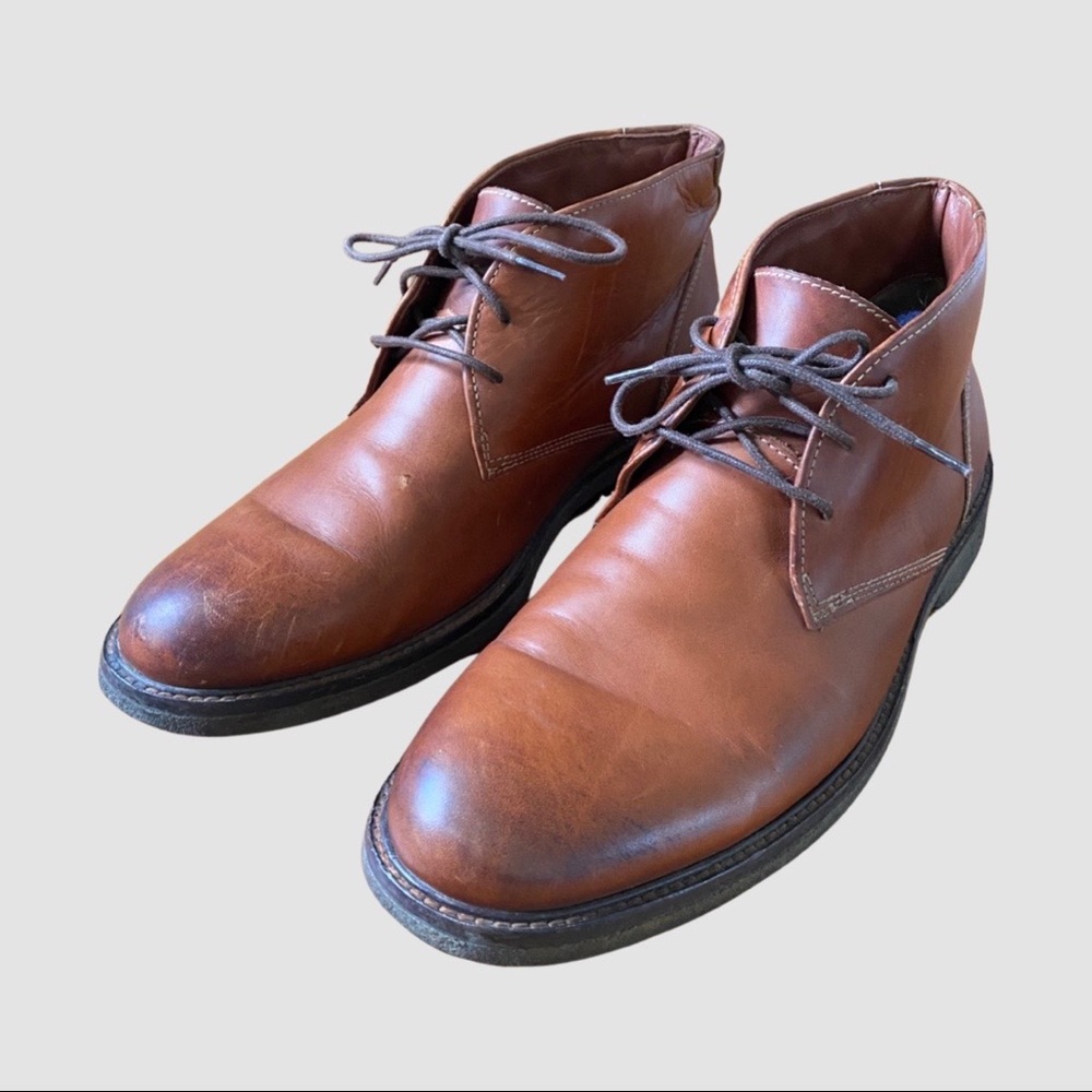 Johnston & Murphy Men’s Copeland Chukka Casual Boot|Cushioning|Water-Resistant